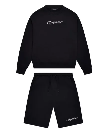 HYPERDRIVE CREWNECK SHORT SET – BLACK