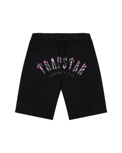 IRONGATE ARCH CAMO SHORTS – BLACK-PINK