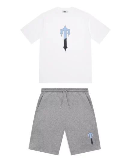 IRONGATE T SHORT SET – WHITE-GREY-LIGHT BLUE