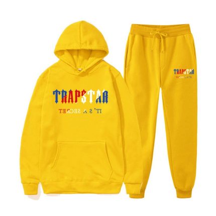 Multi Logo Color Yellow Trapstar It’s A Secret Tracksuit